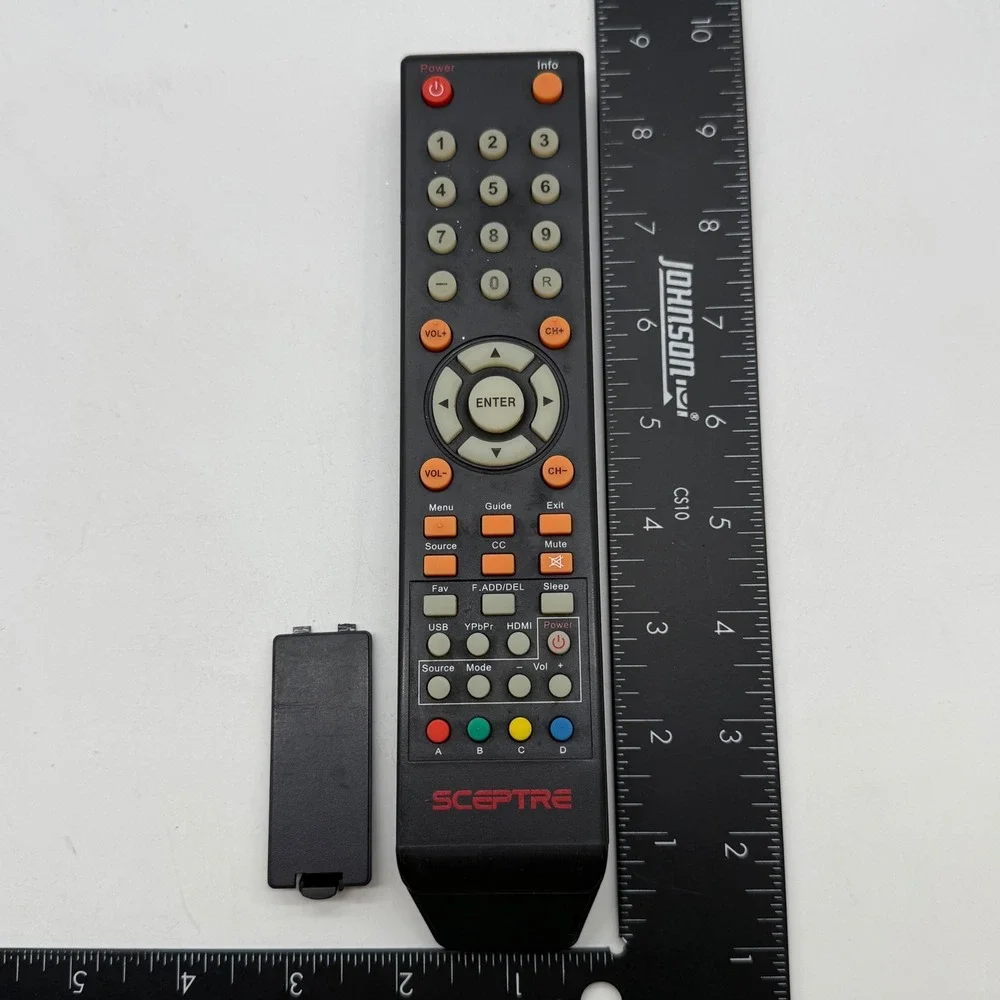 SCEPTRE Black Remote Control TV Remote‎ for SCEPTRE TVs